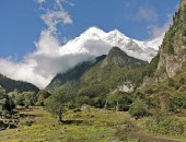 Santiago, la cordillère des Andes