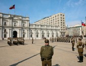 Santiago, parade militaire Santiago, parade militaire