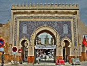 Fès, la porte bleue
