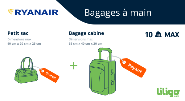 Evooo Bagage à la main 40 x 20 x 25 Ryanair Easyjet Valise bagage à main 40 x 20 x 25 Modèle 2020 Sac de voyage pour femme/homme Robuste dimensions standard avion Sacs avec fixation Trolley 