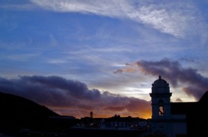 Coucher de soleil aux Açores