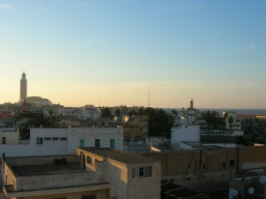 coucher de soleil Casablanca