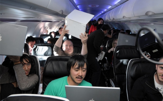 Virgin-America offre le wifi gratuit. Virgin America