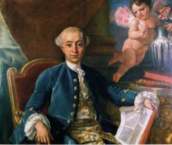 Portrait de Giacomo Casanova par Anton Raphael Mengs