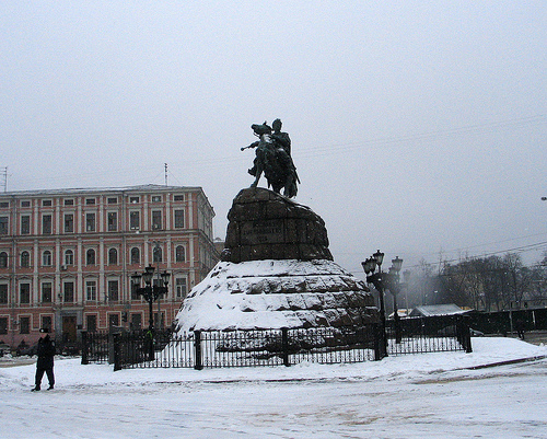 Kiev sous la neige