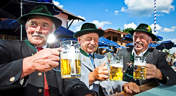 Les Bavarois dans le jardin de Beer