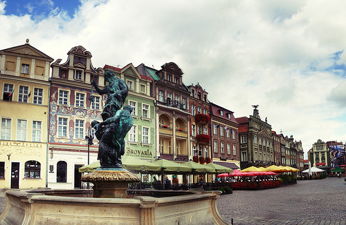 La place du vieux marché de Poznan La place du vieux marché de Poznan