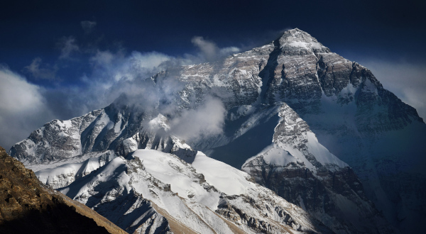 Mont Everest dans l'Himalaya au Népal