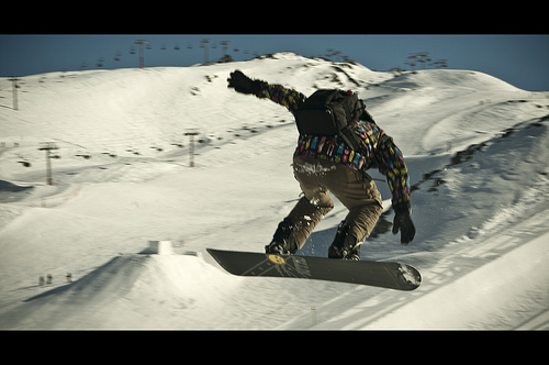 Le snowpark des 2 Alpes