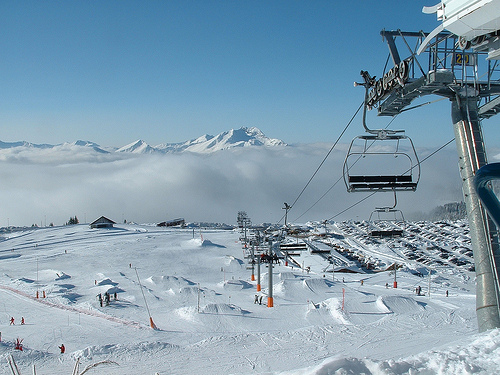 Le snowpark d'Avoriaz