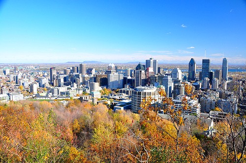 Montréal vue du Parc du Mont-Royal Montréal vue du Parc du Mont-Royal