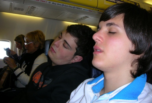 sieste avion