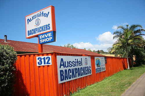 Auberge de backpackers en Australie