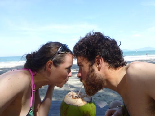 Seb et Madeleine plage