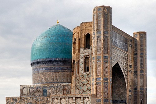 La mosquée Bibi Khanoum à Samarcande, Ouzbékistan (Photo : Jean-Pierre Dalbéra / Flickr cc.)