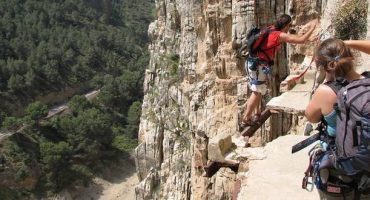 El caminito del Rey en Espagne, le sentier de randonnée le plus dangereux du monde
