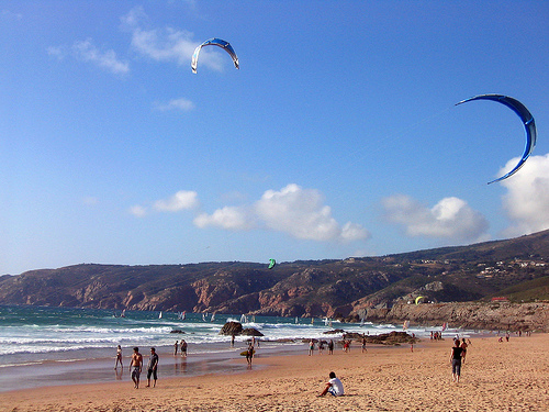 A Praia do Guincho.