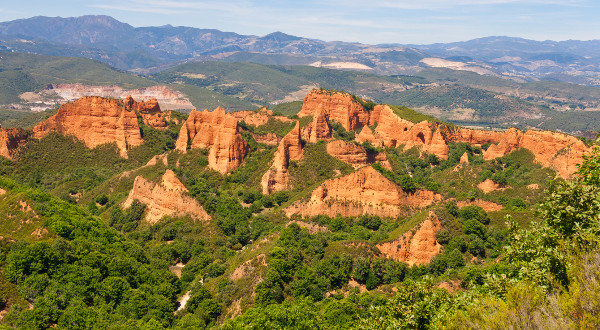 Las Médulas Espagne iStock