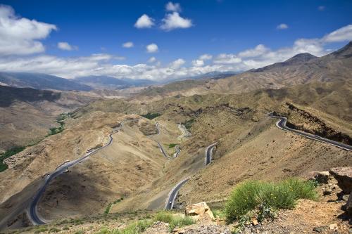 La route du Tizi-n-Tichka