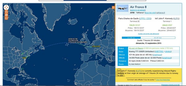 Comment suivre un avion en direct