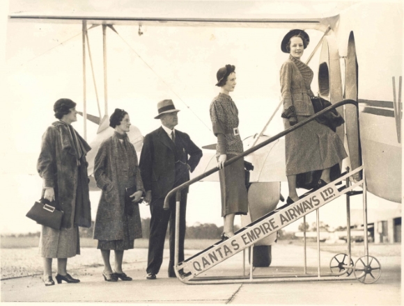 passagers-qantas-embarquement-1930