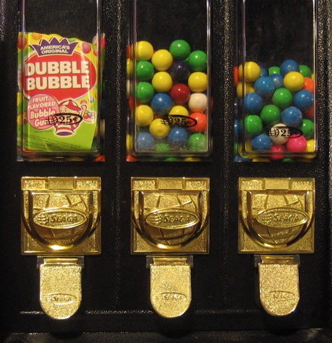 distributeurs de chewing gum