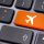 clavier d'ordinateur avec touche avion