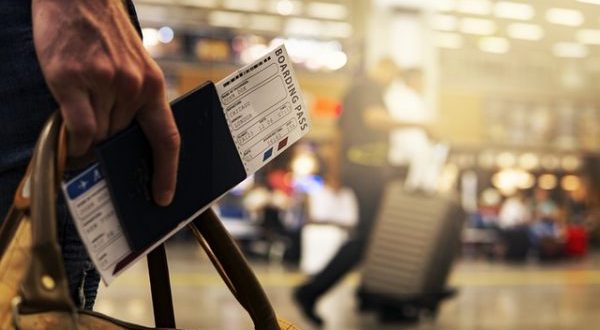Billet d'embarquement avion