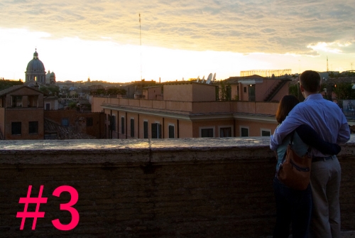 couple à Rome