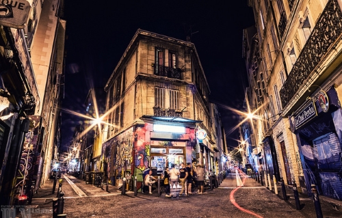 Cours Julien de nuit, Marseille
