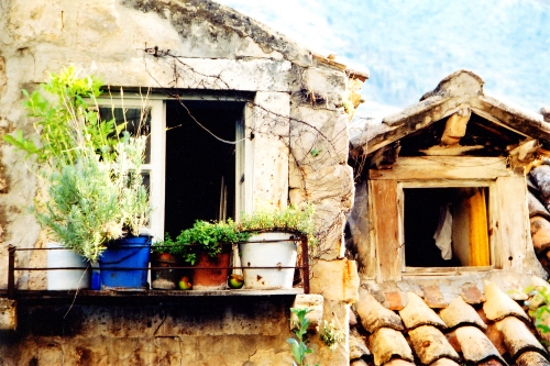Zoom sur une maison à Dubrovnik