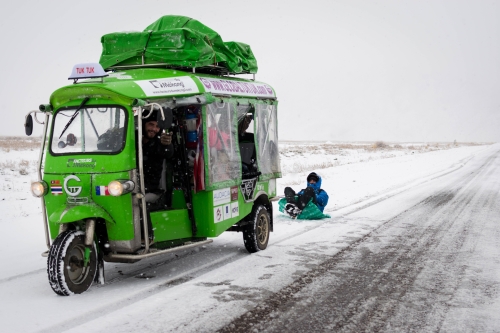 Dans les steppes du Kazakstan