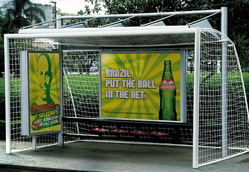arrêt bus football