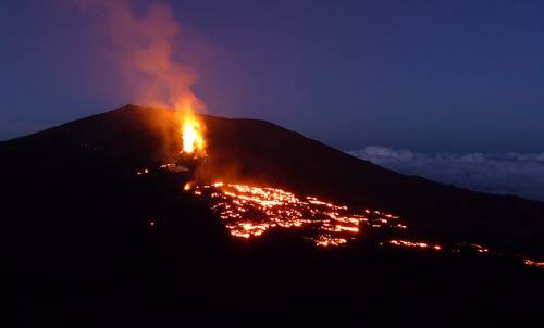 Eruption du volcan en 2015