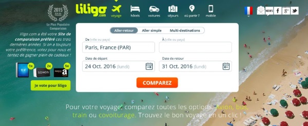 Site de l'année 2016 : liligo a besoin de vous ...