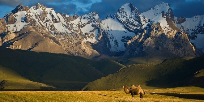 Montagnes au Kirghizistan