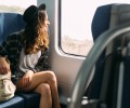 Voyage solo femme train 120x100