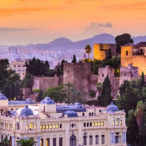 Vue sur la ville de Malaga Espagne iStock
