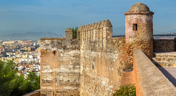 chateau-de-Gibralfaro-Malaga-Espagne