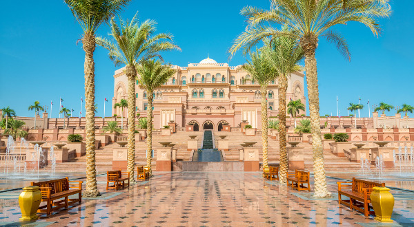 L’Emirates Palace à Abu Dhabi