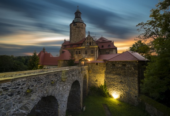 L'école de magie à Czocha en Pologne
