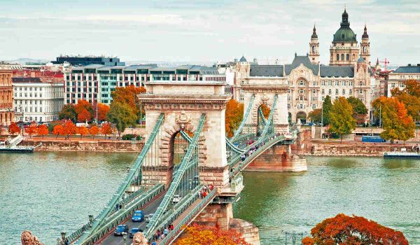 Chain Bridge, pont suspendu à Budapest