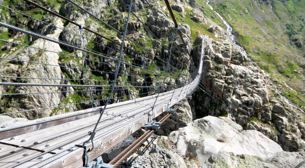 Le Trift Suspension Bridge, Suisse