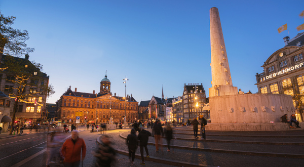 à faire à Amsterdam : place du Dam