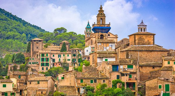 Valldemossa, Mallorca, Spain historic village.