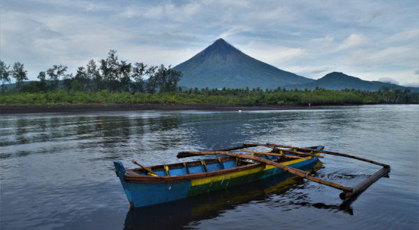 para ver el Vocan Mayon en Filipinas