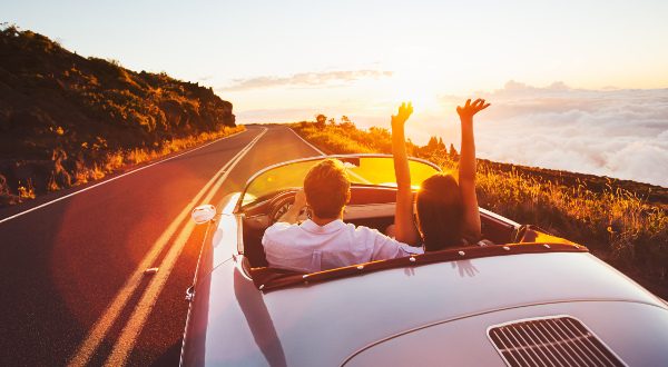 Car rental couple