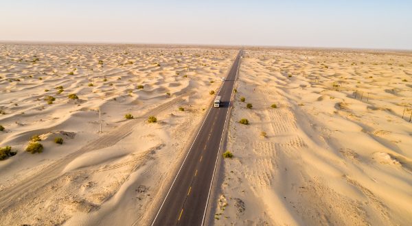 Route du désert du Tarim