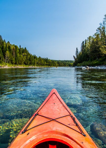 Rivière Bonaventure, Gaspésie, Canada, iStock