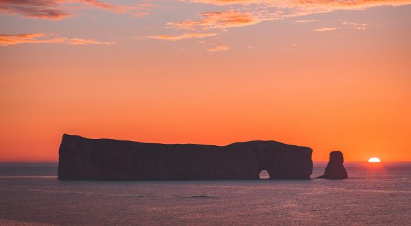 rocher percé, gaspésie, Canada, iStock